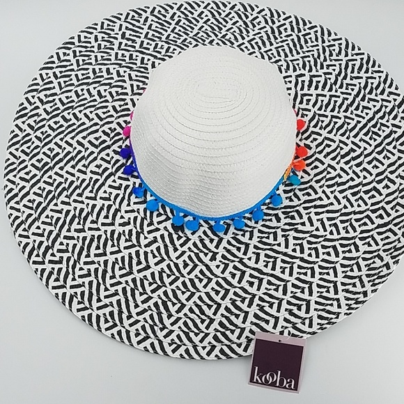 NWT Kooba Summer Pom Hat - Picture 2 of 8